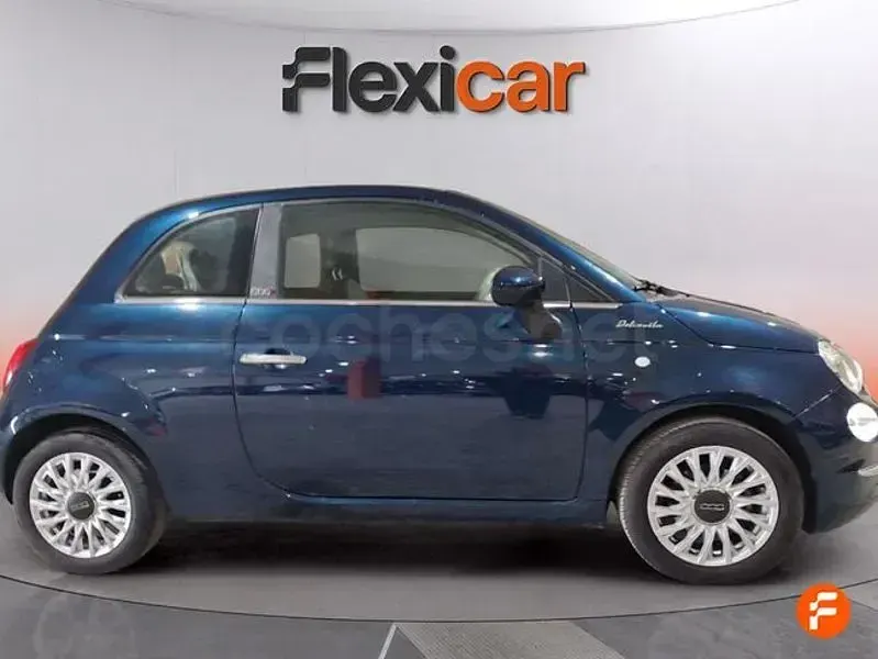 Usado Fiat 500C Dolcevita 70 CV (51 kW) 2021 Azul Descapotable