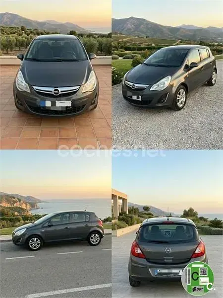 Usado Opel Corsa Selective 85 CV (62 kW) 2012 Negro Utilitario
