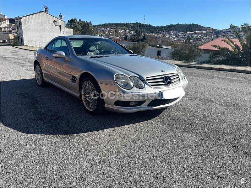 Usado Mercedes SL55 AMG AMG 476 CV (350 kW) 2002 Gris / plata Descapotable