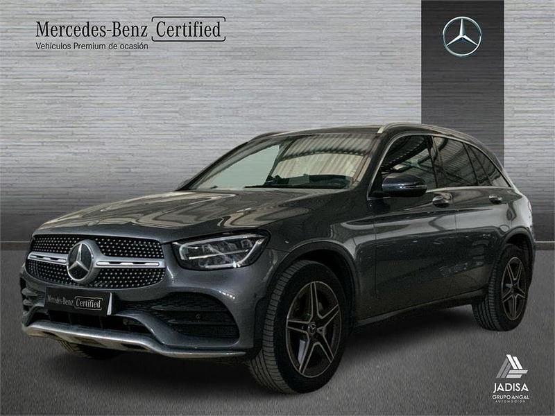 Gris Usado 2021 Mercedes GLC220 SUV | 41.990 € (Precio justo) - Imagen 1/4