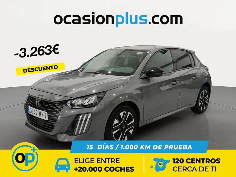 Usado Peugeot 208 Allure 100 CV (73 kW) 2025 Gris Utilitario