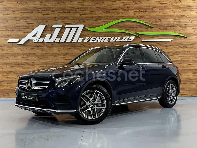 Azul Usado 2019 Mercedes GLC220 SUV | 33.900 € (Precio justo) - Imagen 1/4