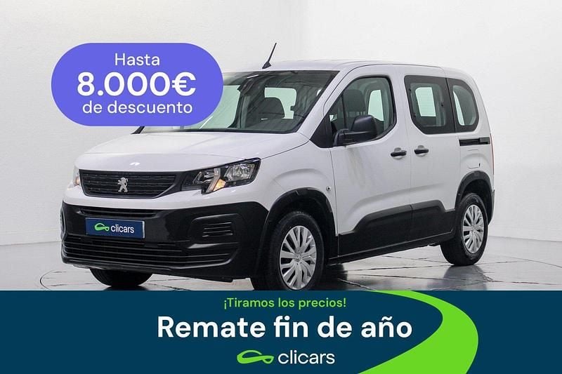 Blanco Usado 2021 Peugeot Rifter Active Monovolumen | 15.490 € (Precio justo) - Imagen 1/4