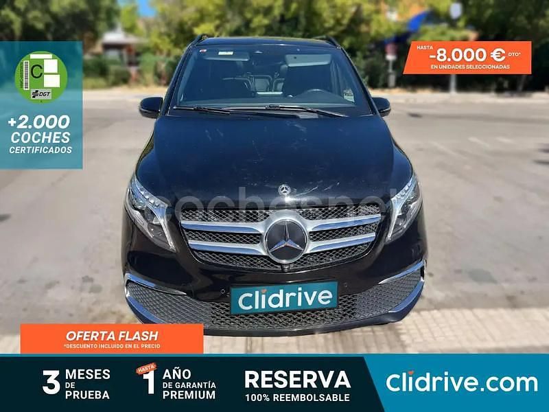 Negro Usado 2019 Mercedes V300 Exclusive Monovolumen | 41.790 € - Imagen 1/3