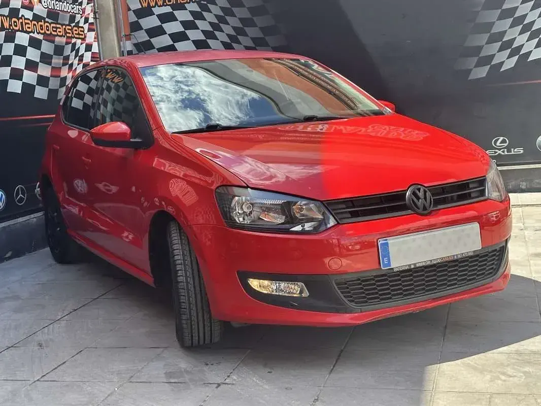 Usado VW Polo Sportline 90 CV (66 kW) 2010 Rojo Utilitario