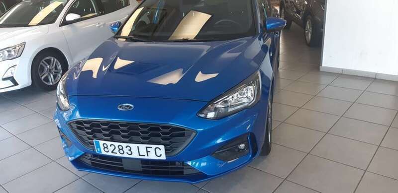 Usado Ford Focus ST-Line 125 CV (91 kW) 2020 Azul oasis Utilitario