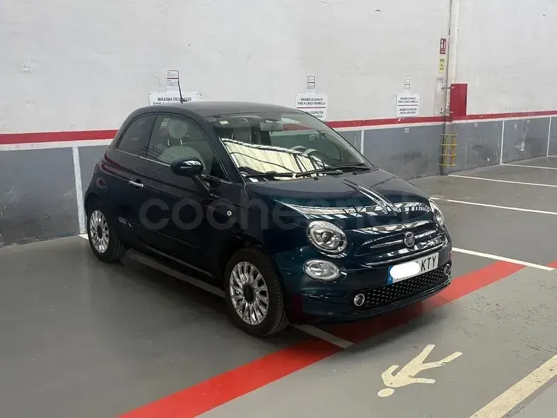 Usado Fiat 500 Lounge 69 CV (50 kW) 2019 Azul Berlina