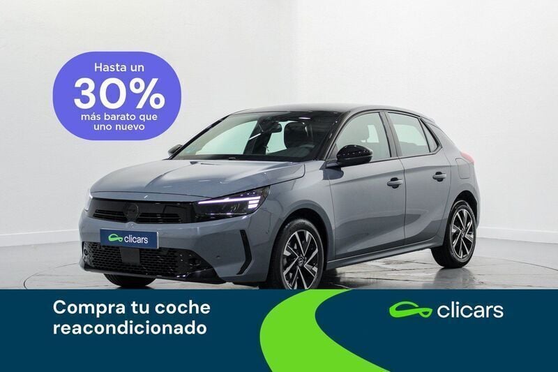 Gris Usado 2024 Opel Corsa S Berlina | 14.990 € (Precio justo) - Imagen 1/4