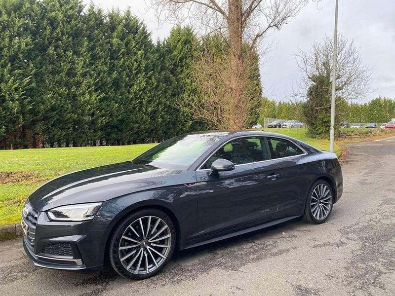 Usado Audi A5 S-Line 150 CV (110 kW) 2018 Gris Coupe