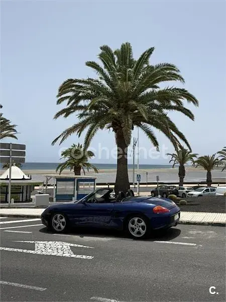 Usado Porsche Boxster 204 CV (150 kW) 1997 Azul Descapotable