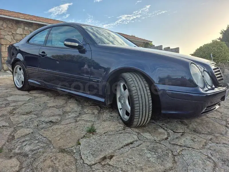 Usado Mercedes CLK430 Avantgarde 279 CV (205 kW) 2000 Azul Coupe