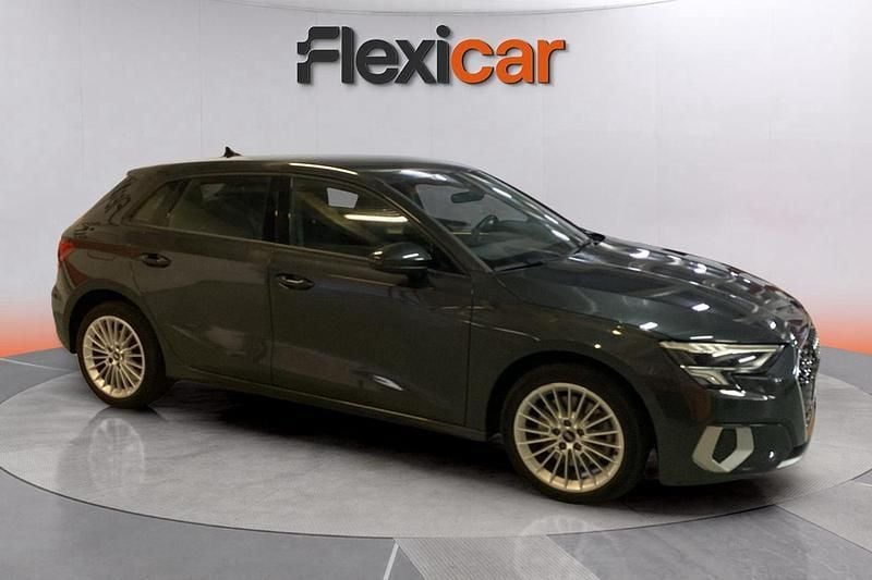 Gris Usado 2021 Audi A3 Sportback Advanced Plus Berlina | 21.990 € (Precio justo) - Imagen 1/4