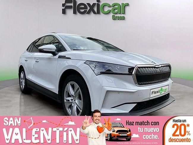 Beige Usado 2022 Skoda Enyaq iV SportLine SUV | 29.990 € - Imagen 1/4
