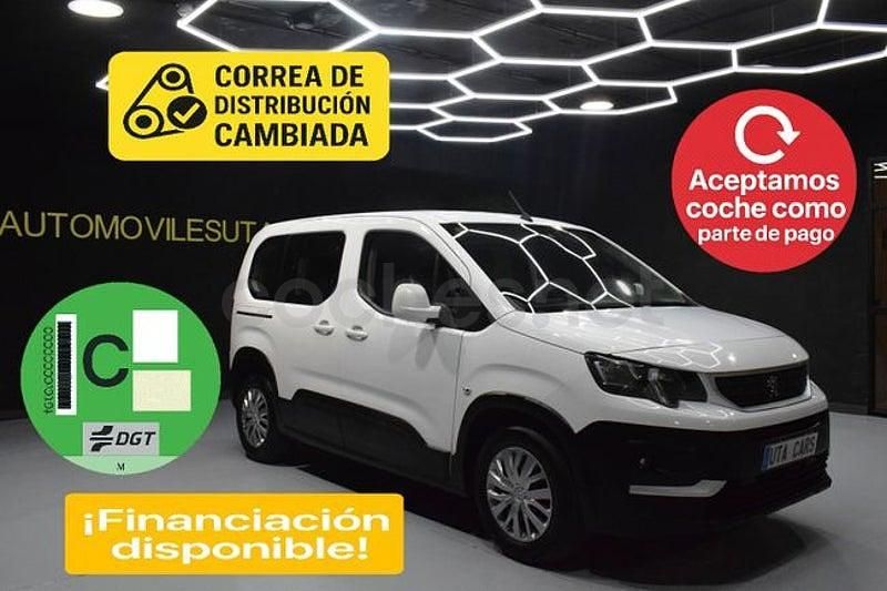Usado Peugeot Rifter Active 100 CV (73 kW) 2021 Blanco Monovolumen