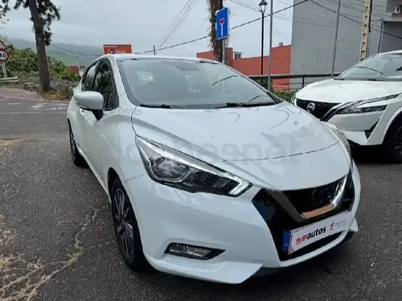 Usado Nissan Micra Acenta 71 CV (52 kW) 2018 Blanco Utilitario