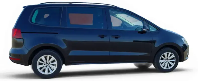 Usado Seat Alhambra Style 150 CV (110 kW) 2022 Negro