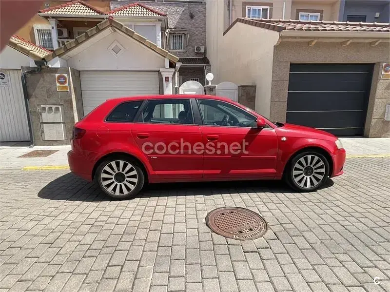 Usado Audi A3 Ambiente 140 HP (102 kW) 2007 Vermelho Citadino