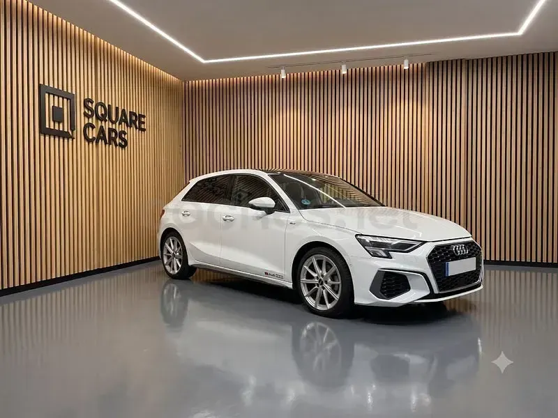 Usado Audi A3 S-Line 150 CV (110 kW) 2022 Blanco Berlina