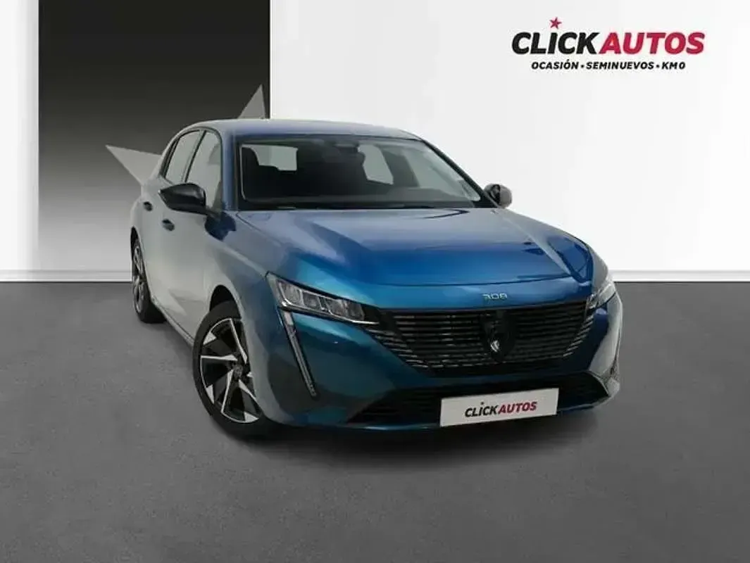 Usado Peugeot 308 Allure 131 CV (96 kW) 2024 Azul Utilitario