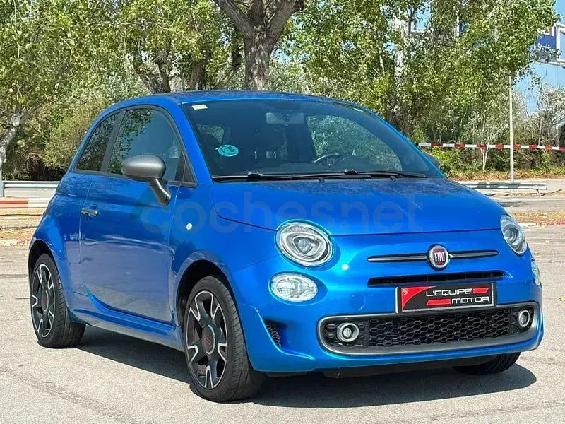 Usado Fiat 500 S 69 CV (50 kW) 2017 Azul Berlina