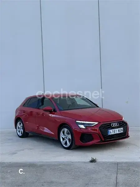 Usado Audi A3 S-Line 245 CV (180 kW) 2021 Rojo Berlina