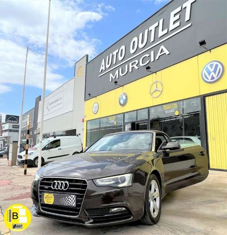 Marrón Usado 2012 Audi A5 Cabriolet Descapotable | 14.500 € (Precio justo) - Imagen 1/4