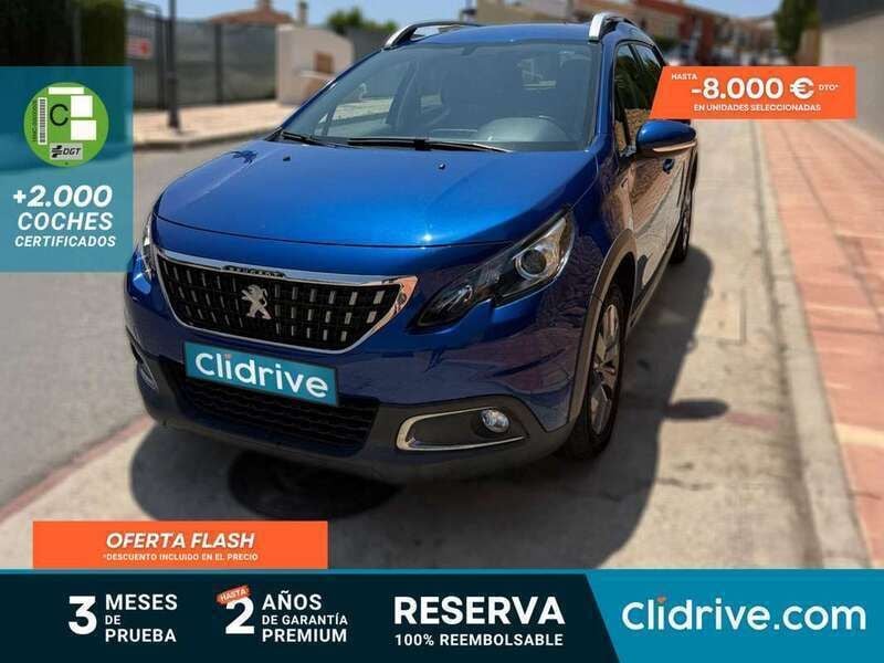 Azul Usado 2019 Peugeot 2008 Signature Sky SUV | 10.890 € (Precio justo) - Imagen 1/3