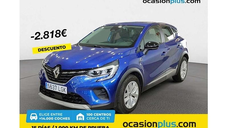 Azul Usado 2020 Renault Captur Intens SUV | 12.546 € (Precio justo) - Imagen 1/4