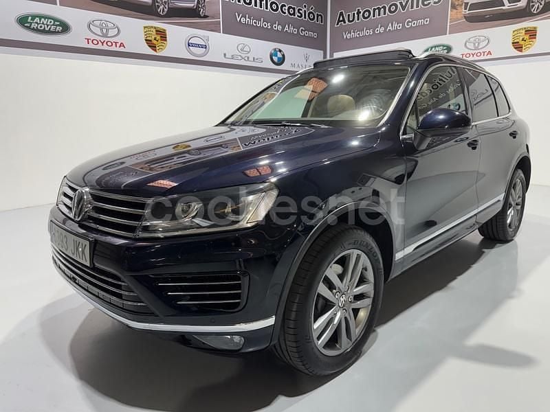 Negro Usado 2015 VW Touareg R-line SUV | 15.990 € (Caro) - Imagen 1/4