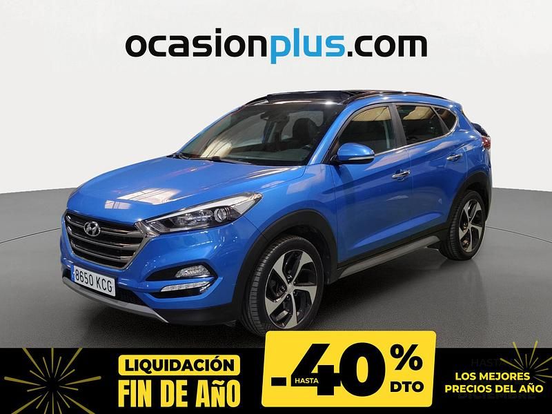 Azul Usado 2017 Hyundai Tucson SUV | 17.130 € (Precio justo) - Imagen 1/4