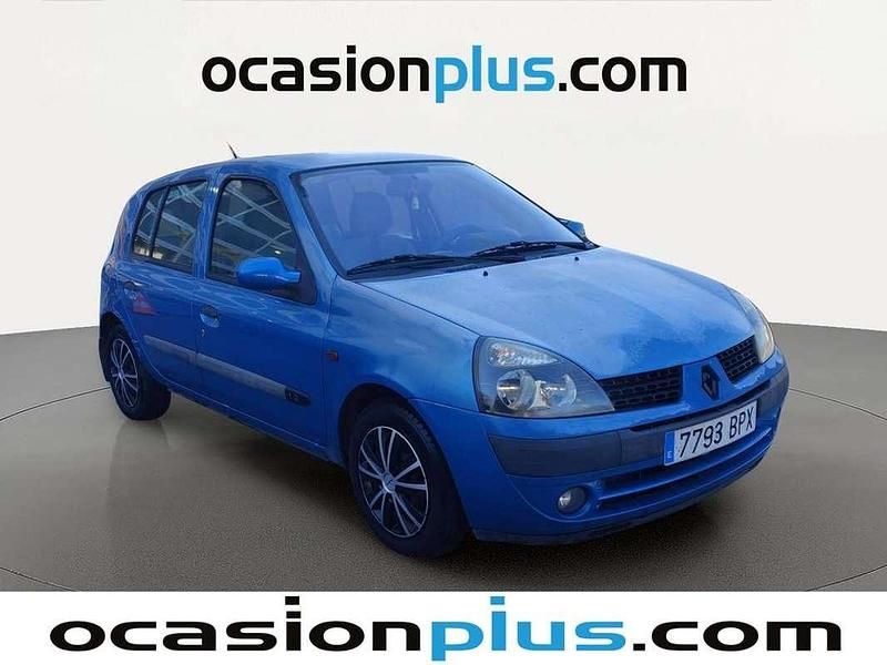 Usado Renault Clio II 60 CV (44 kW) 2001 Azul Utilitario