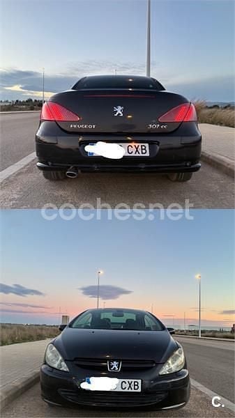 Usado Peugeot 307 CC 138 CV (101 kW) 2004 Negro Descapotable