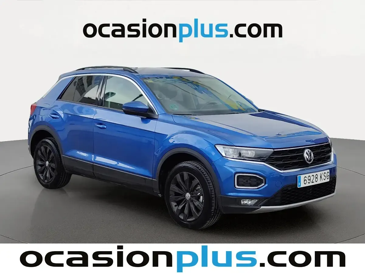 Usado VW T-Roc Advance 116 CV (85 kW) 2018 Azul SUV