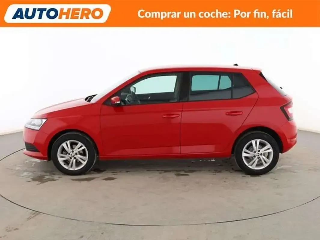 Käytetty Skoda Fabia Ambition 60 HP (44 kW) 2019 Punainen Viistoperä