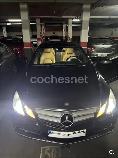 Usado Mercedes E200 Elegance 184 CV (135 kW) 2010 Negro Coupe