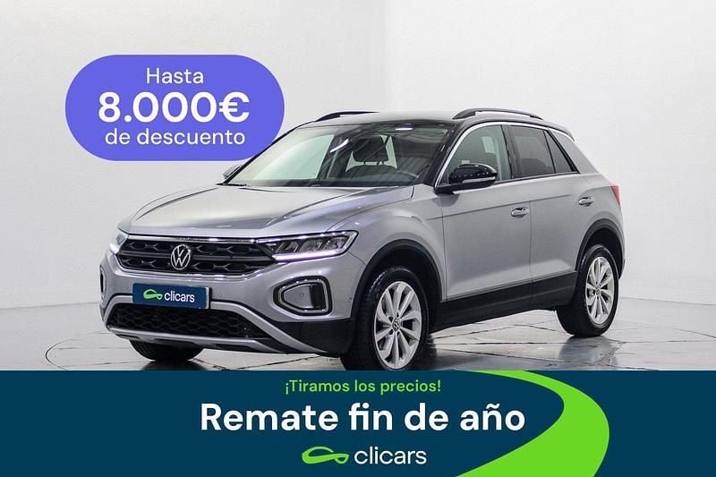 Gris Usado 2022 VW T-Roc Life SUV | 21.490 € (Precio justo) - Imagen 1/4
