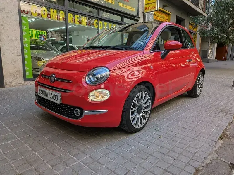 Usado Fiat 500 Lounge 69 CV (50 kW) 2018 Granate Berlina