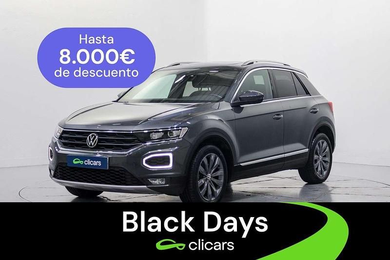 Gris Usado 2021 VW T-Roc Sport SUV | 18.590 € (Buen precio) - Imagen 1/4