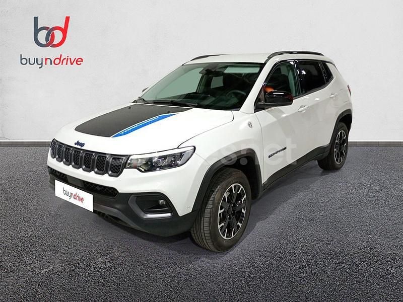 Blanco Usado 2022 Jeep Compass Trailhawk SUV | 20.990 € (Precio justo) - Imagen 1/4
