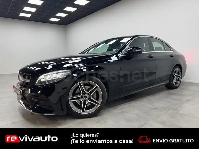 Usado Mercedes C180 156 CV (114 kW) 2019 Negro Berlina