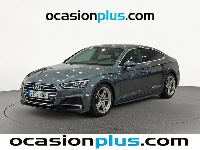 Gris Usado 2019 Audi A5 Sportback S-Line Berlina | 27.228 € (Buen precio) - Imagen 1/4
