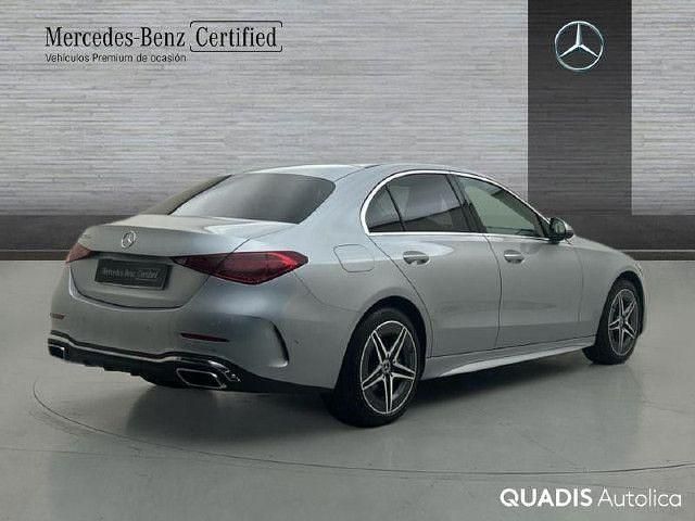 Usado Mercedes C300e AMG line 313 CV (230 kW) 2024 Plata hightech