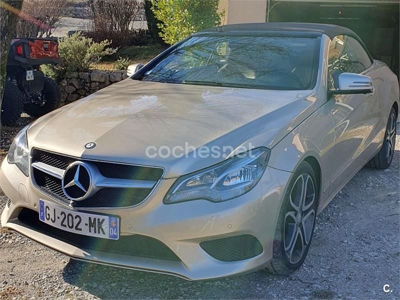 Usado Mercedes E350 258 CV (189 kW) 2016 Gris / plata Descapotable