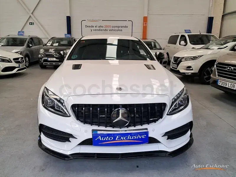 Usado Mercedes C220 170 CV (125 kW) 2017 Blanco Coupe