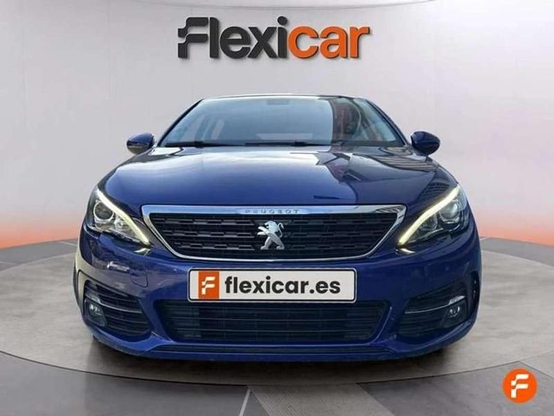 Usado Peugeot 308 Access 110 CV (80 kW) 2020 Azul Utilitario