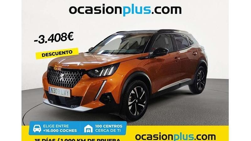 Naranja Usado 2022 Peugeot 2008 GTi SUV | 14.900 € (Precio justo) - Imagen 1/4