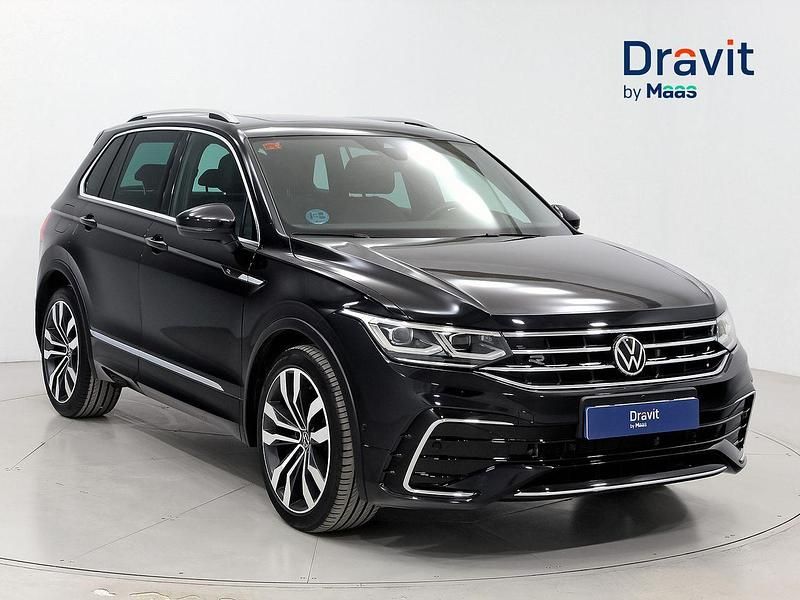 Usado VW Tiguan R-line 150 CV (110 kW) 2021 Negro SUV