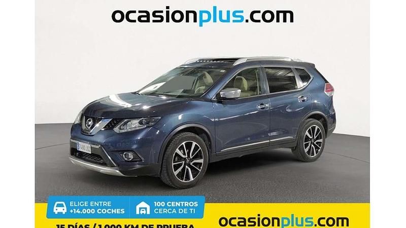 Azul Usado 2016 Nissan X-Trail Tekna SUV | 18.500 € (Precio justo) - Imagen 1/4