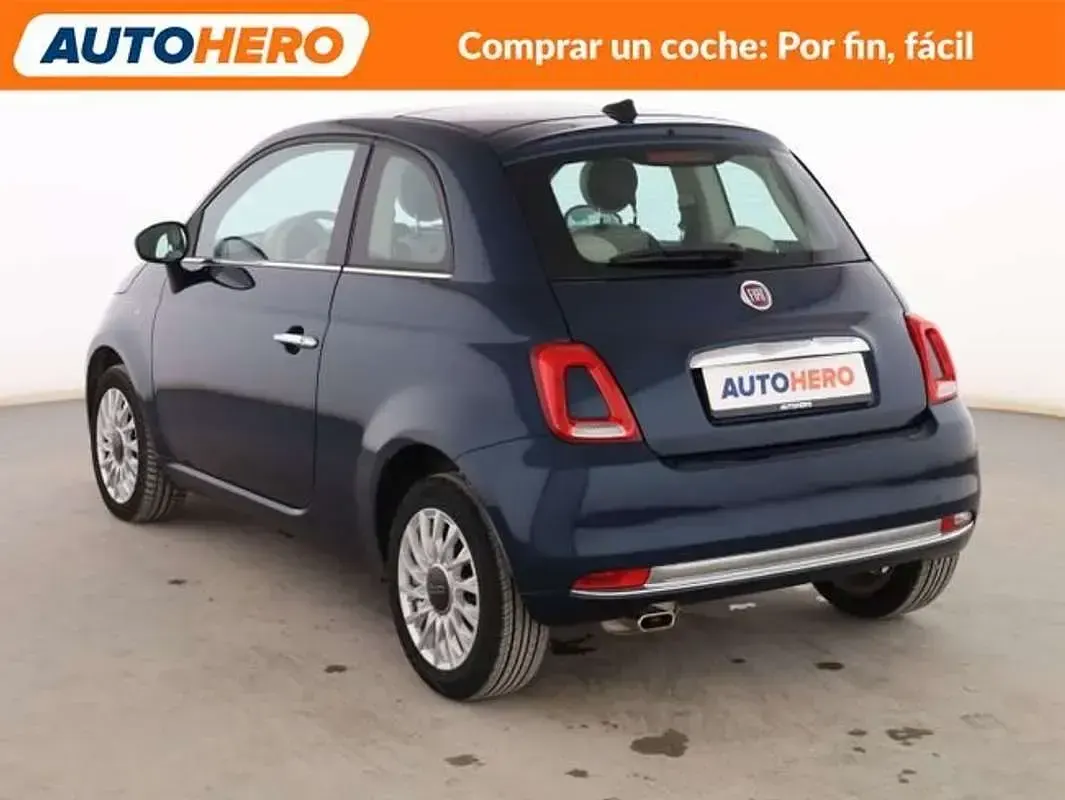 Usado Fiat 500 Lounge 69 CV (50 kW) 2019 Azul Utilitario