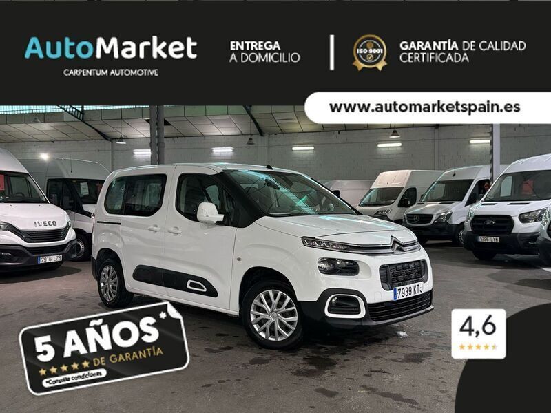Blanco Usado 2019 Citroën Berlingo Feel Monovolumen | 12.900 € (Super precio) - Imagen 1/4
